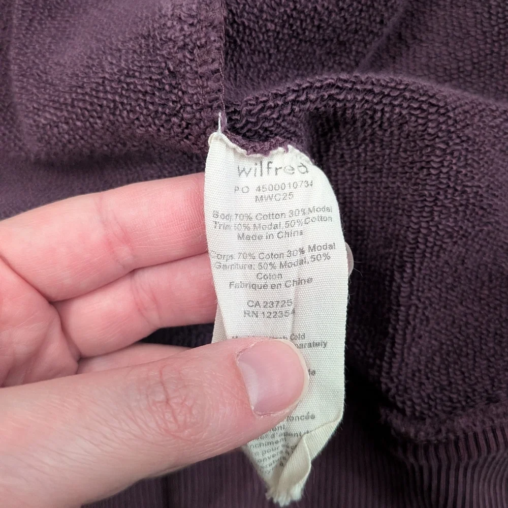 Wilfred Aritzia Diderot Open-Front Cocoon Cardigan